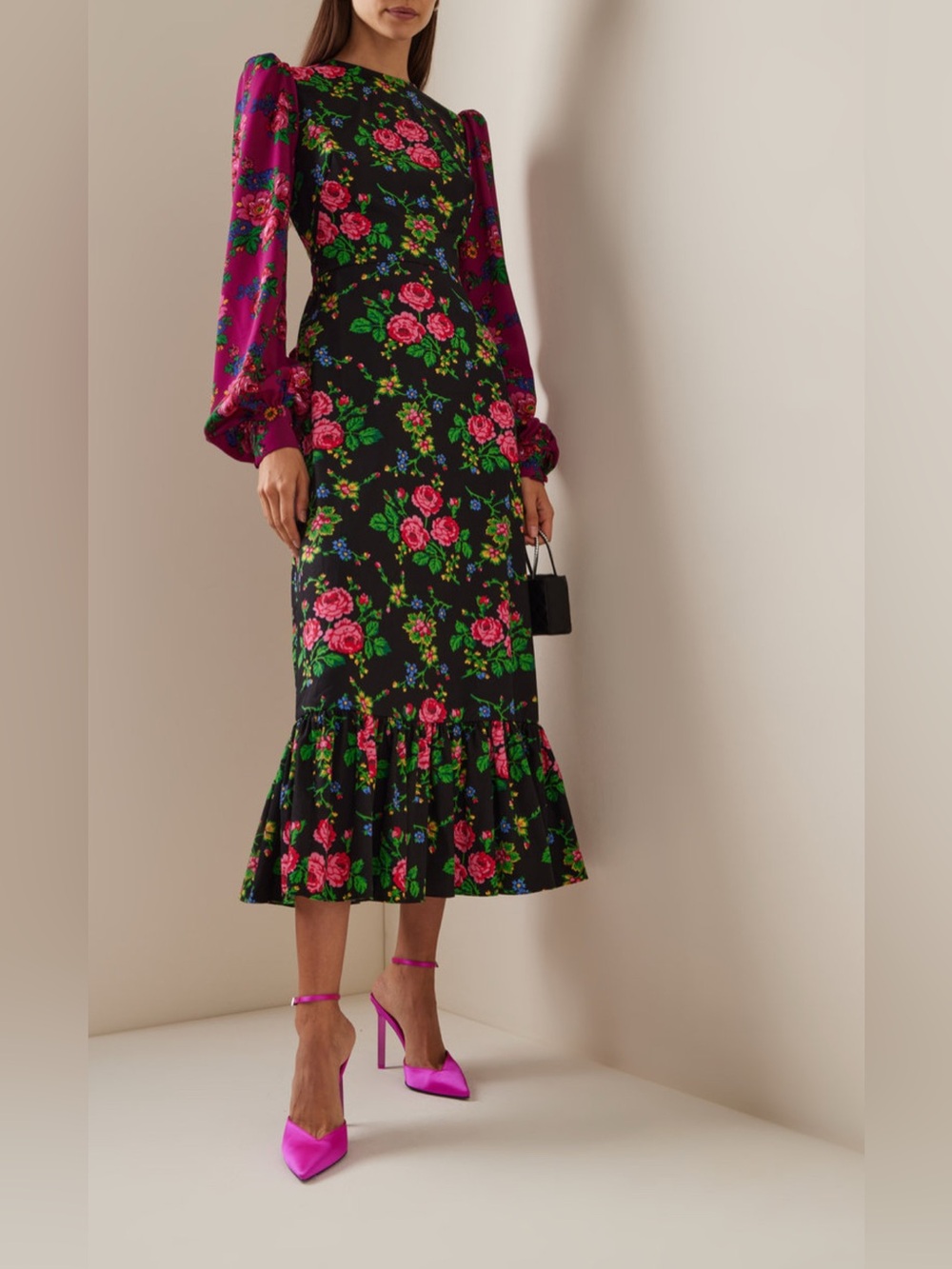 The Vampires Wife Floral Print Long Dress